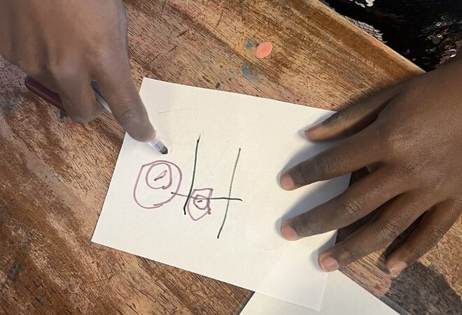 tegne fra picasso tre musikanter