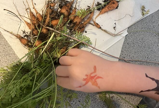 Lek med naturmaterialer