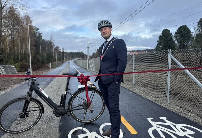 Ordfører med sykkel