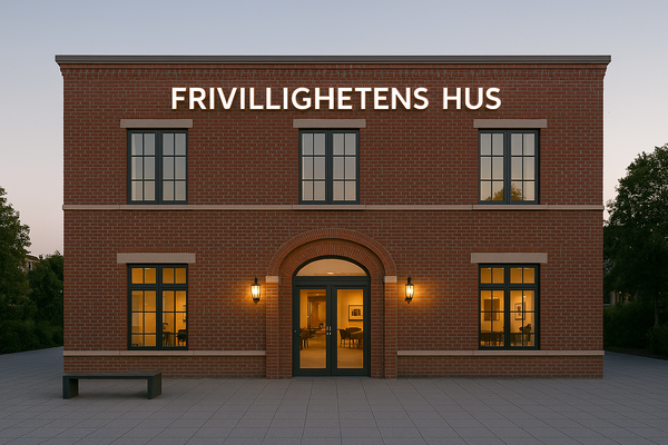 KI generert bilde av et murstein hus