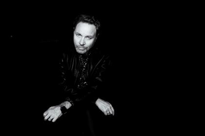 Mann, portrett, sort og hvitt bilde