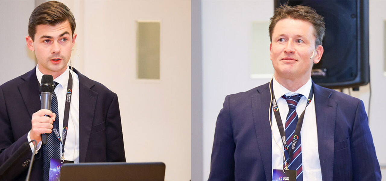 Martin Olavsveen Enger og Christian Kjellby Nesset fra SANDS Advokatfirma AS