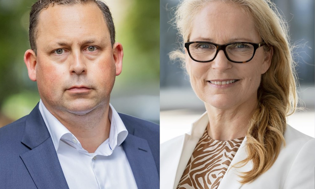 Sverre Bromander, president i Juristforbundet, Benedicte Gram-Knutsen, visepresident i Juristforbundet. Foto fra Juristforbundets hjemmeside. Sverre Bromander, president i Juristforbundet, Benedicte Gram-Knutsen, visepresident i Juristforbundet. Foto fra Juristforbundets hjemmeside.