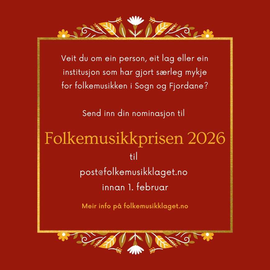 Folkemusikkprisen 2026 (1)