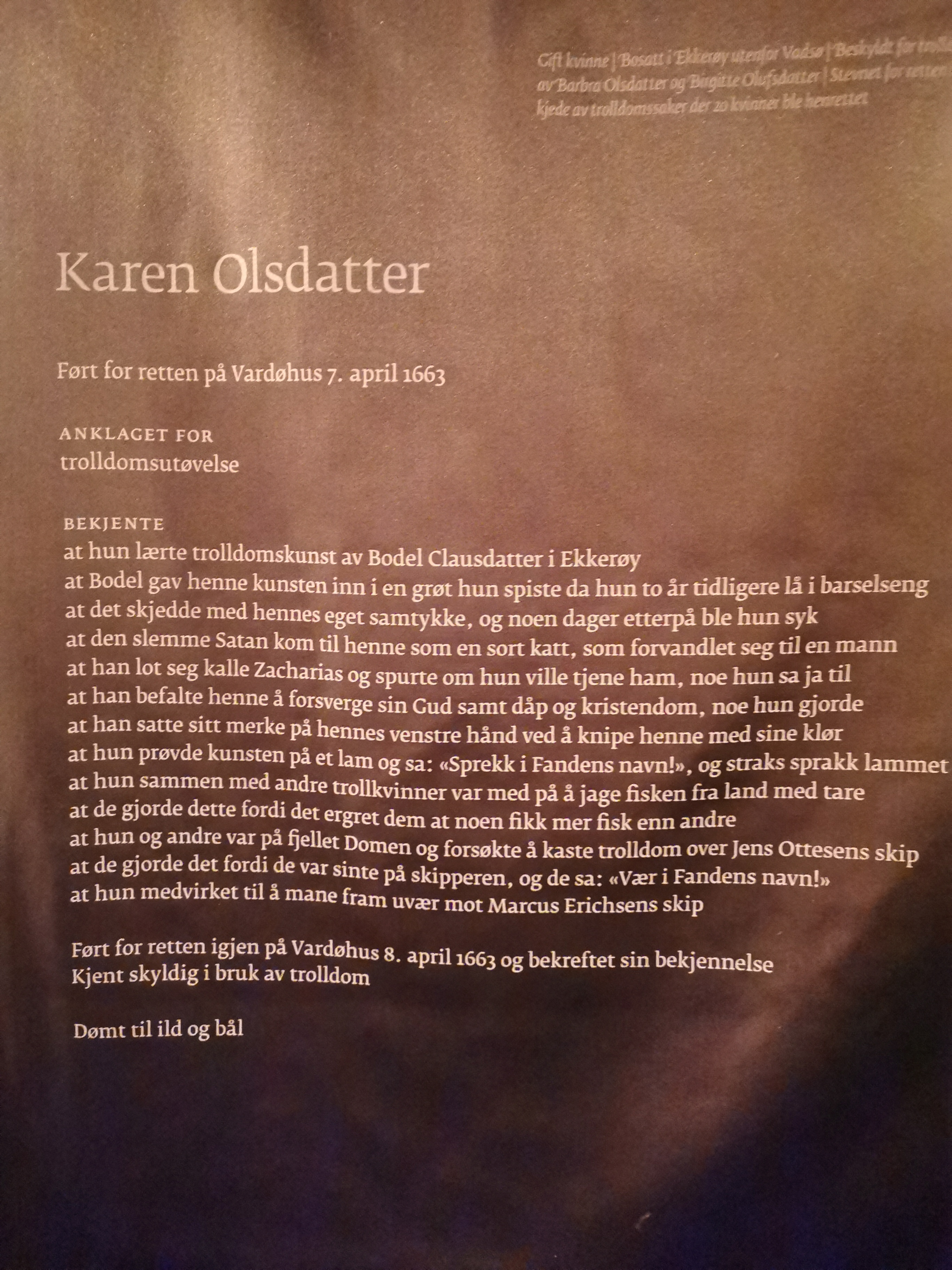 Beskrivelse 1 av 91 avrettete kvinner og menn