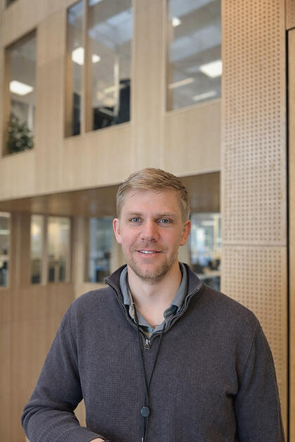 Oskar Westerberg er seniorrisikorådgiver i Gjensidige. Oskar Westerberg, Gjensidige