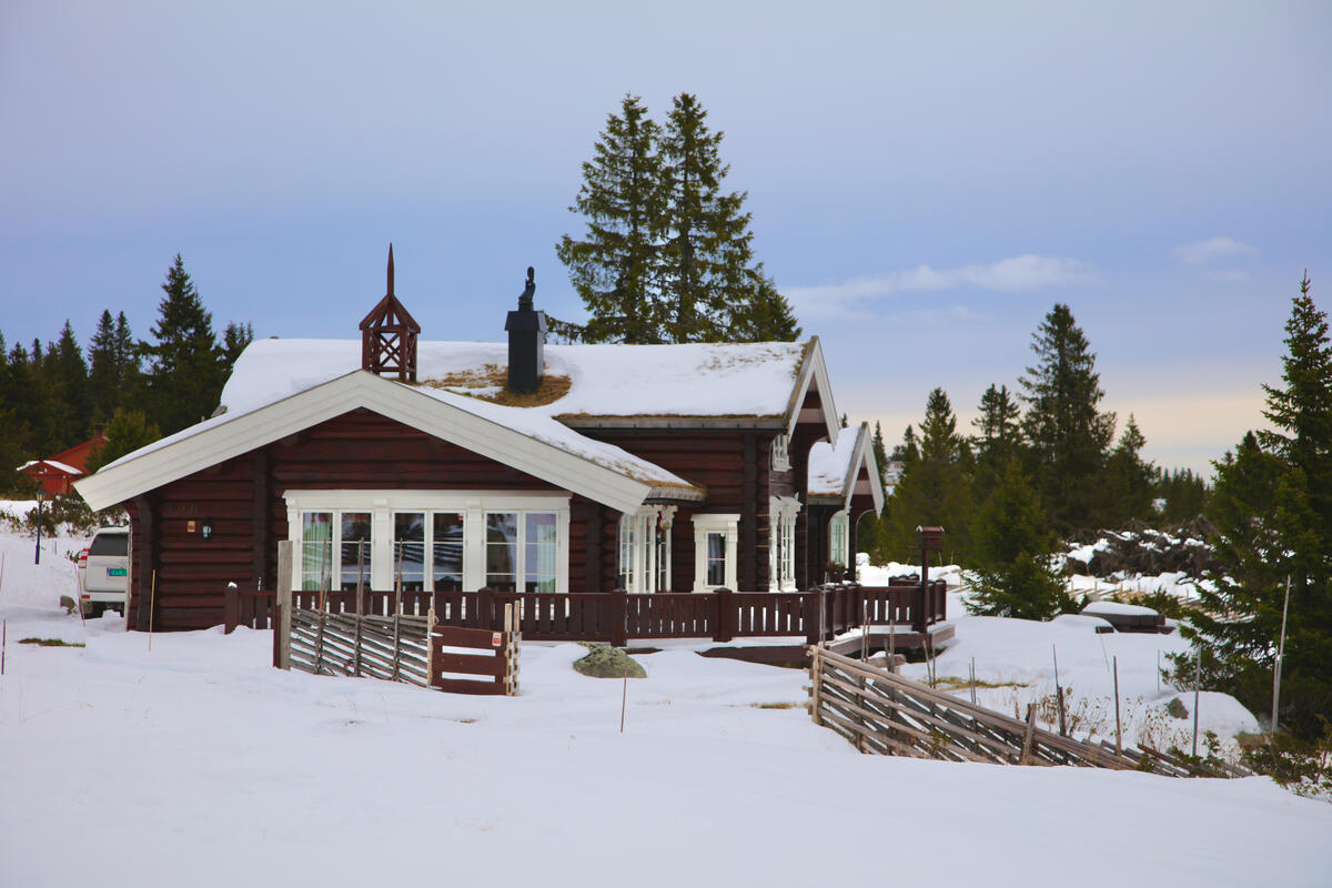 Sjusjøen - stadig en ettertraktet hytteregion.  Foto: Leif Magne Flemmen