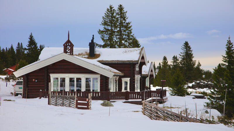 Sjusjøen - stadig en ettertraktet hytteregion.  Foto: Leif Magne Flemmen