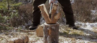 Tilgangen til ved kan vise seg å bli essensiell i en krisesituasjon. Foto: Leif Magne Flemmen