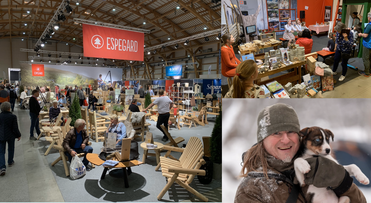 Ikke bare hytter men også friluftslivet gis plass på Hyttemessen. Som vanlig med appell også til familiene.