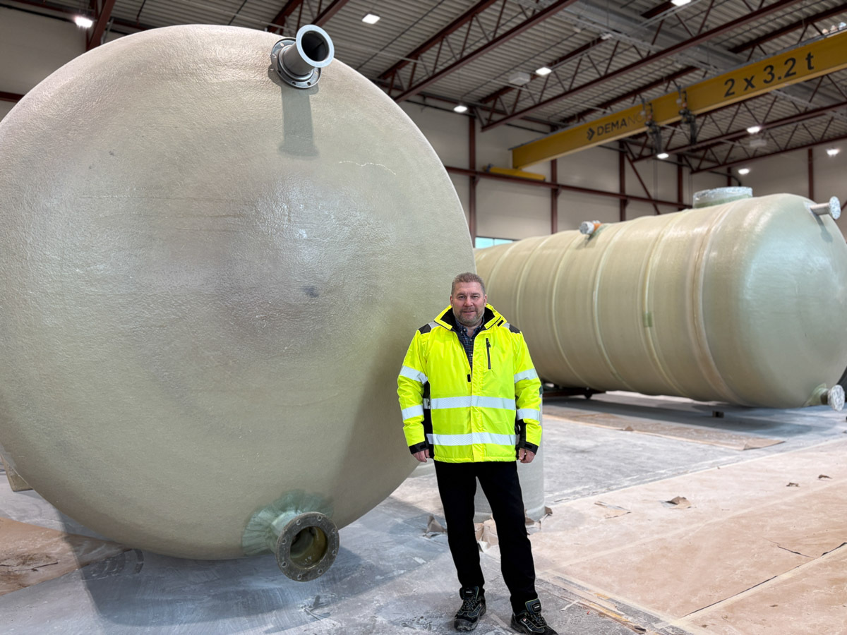 Tor Lasse Nilsen, kommersiell direktør Norden, i Kingspan Water & Energy