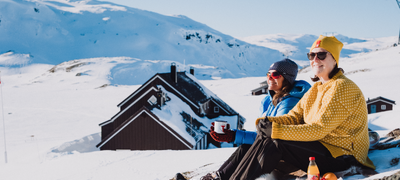 Geiterygghytta melder om fine forhold i Skarvheimen. Foto: Daniel Jacobsen