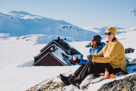 Geiterygghytta melder om fine forhold i Skarvheimen. Foto: Daniel Jacobsen