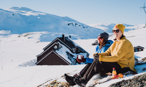 Geiterygghytta melder om fine forhold i Skarvheimen. Foto: Daniel Jacobsen