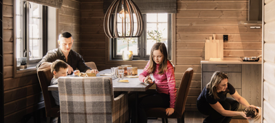 Ferie på hytta er en av de mest klimavennlige ferieformene. (Foto: Familiehytta)