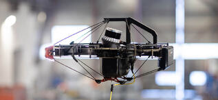 Kablet drone til tunnelinspeksjon