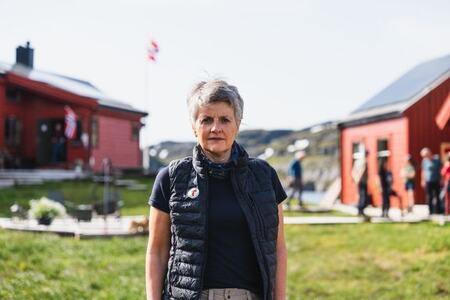 DNTs generalsekretær Inger Lise Blyverket kommenterer regjeringens forslag til statsbudsjett for 2027. Maren Tvedt