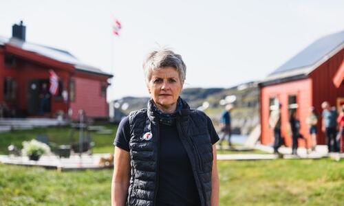 DNTs generalsekretær Inger Lise Blyverket kommenterer regjeringens forslag til statsbudsjett for 2027. Maren Tvedt
