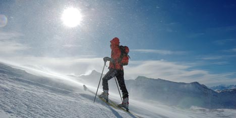 Backcountry skier
